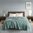 thumbnail image 1 of Madison Park Egyptian Cotton Lightweight Blanket, Twin - Teal, 1 of 7
