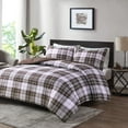 thumbnail image 1 of Madison Park Essentials Parkston 3Pc Microfiber King/Cal Comforter Set - Brown, 1 of 11