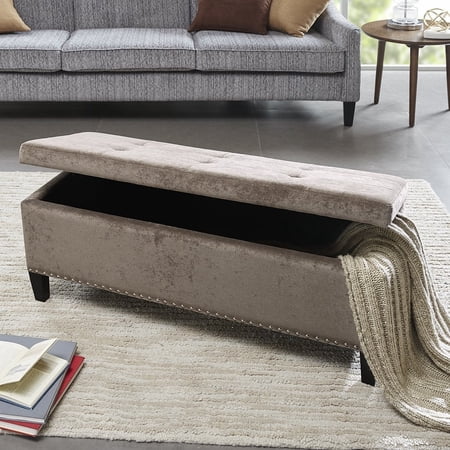 Madison Park FPF18-0197 Shandra II Tufted Top Storage Bench