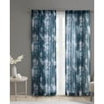 thumbnail image 1 of Madison Park Floral Sheer Window Panel,Navy,50 X 84, 1 of 1