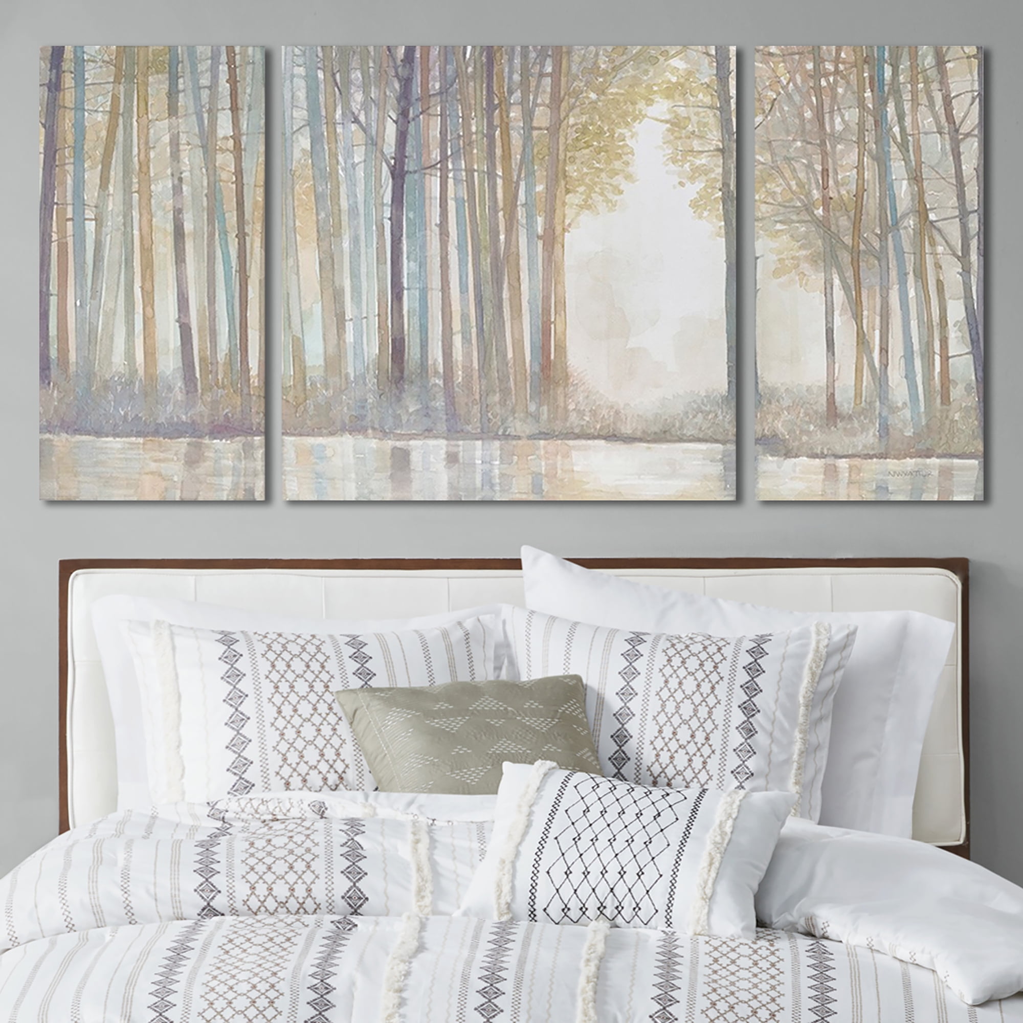 Madison Park Forest Reflections Triptych 3piece Canvas Wall Art Set