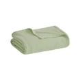 thumbnail image 1 of Madison Park Freshspun Contemporary Lightweight Cotton King Blanket in Mint, 1 of 9