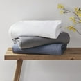 thumbnail image 1 of Madison Park Gauze 100% Cotton Lightweight Blanket, Full Queen - Blue, 1 of 5
