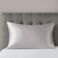 thumbnail image 1 of Madison Park Hypoallergenic Silk Mulberry Single Pillowcase in Pink, 1 of 8