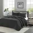 thumbnail image 1 of Madison Park Keaton Full/Queen 3 Piece Quilt Set in Black, 1 of 6