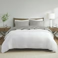 thumbnail image 1 of Madison Park Light Grey Pima Cotton Hotel Sheets King Size Sheet Set, 1 of 8