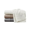 thumbnail image 1 of Madison Park Linen Blend Cotton and Linen Sheet Set with Gray Finish MP20-7886, 1 of 5