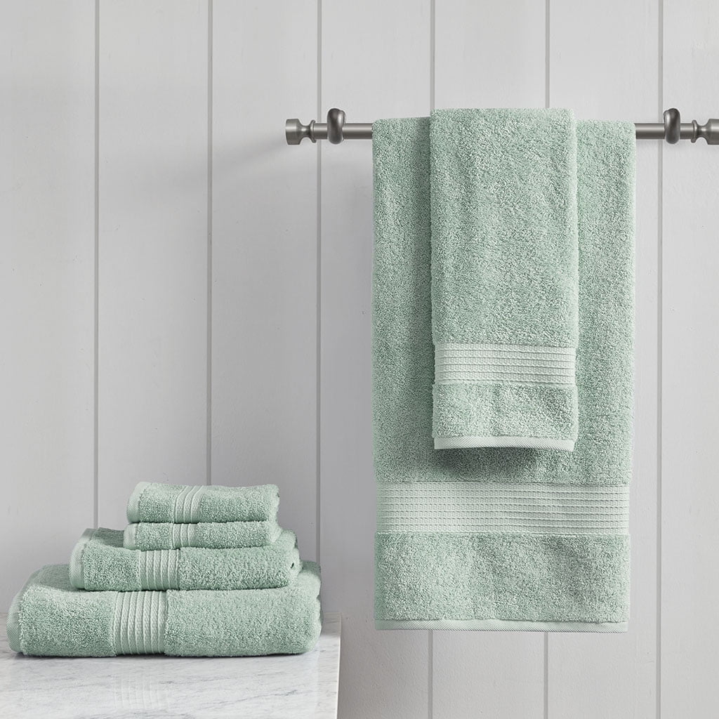 Seafoam Organic Cotton 6-Piece Towel Set