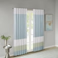 thumbnail image 1 of Madison Park Pintuck Lined Curtain Panel, 50" x 84", Green, Amherst Window Curtain, 1 of 5