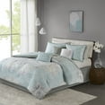 Madison Park Queen Lucinda 7Piece Reversible Cotton Sateen Comforter