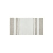 Madison Park Reversible Bath Rug, Absorbent Taupe Floor Mat for Bathroom, 100% Cotton Soft Bathroom Rug, 27"x45"