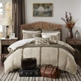 thumbnail image 1 of Madison Park Signature Chateau Comforter Set Linen Queen, 1 of 5