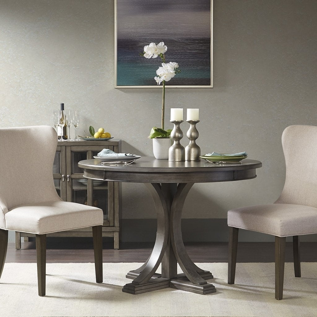 Madison park signature helena sale round dining table grey