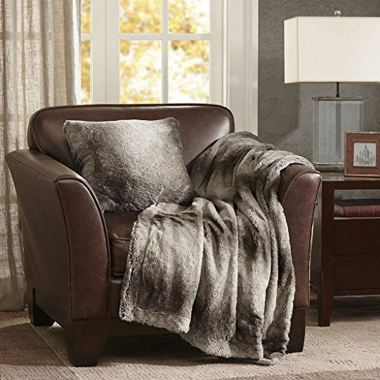madison park signature luxury faux fur throw pillow Walmart