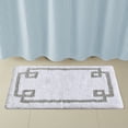 thumbnail image 1 of Madison Park Soft Cotton Bath Rug, Skid Resistant Bathroom Rug, 100% Cotton Rug for Bathroom, Machine Washable Floor Rug, White, 20" x 30", 1 of 9