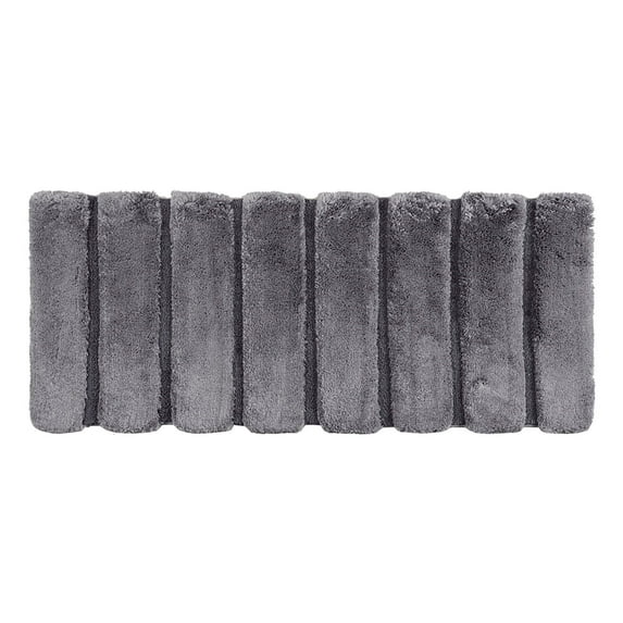 Madison Park Tufted Bathroom Rug, Rug for Bathroom, Grey, 24” x 58"