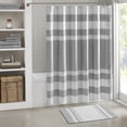 thumbnail image 1 of Madison Park Spa Cotton Reversible Bath Rug 24x72", Grey, 1 of 5