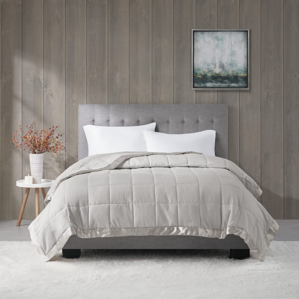 Home Essence Prospect 3M Moisture Management Down Alternative Blanket, Full/ Queen, Brown - Walmart.com
