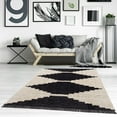 thumbnail image 1 of Madison Park Woven Turkish Area Rug, Black/Ivory - 6x9', 1 of 5