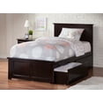 thumbnail image 1 of Madison Platform Bed with Matching Foot Board with 2 Urban Bed Drawers in Multiple Colors and Sizes, 1 of 6