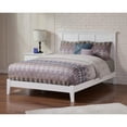 Madison Queen Traditional Bed in White