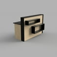 thumbnail image 1 of Madison Reception Desk, Office desk, Sales Desk, Sales Counter, Reception Counter, Front Desk, Check in Desk,, 1 of 4