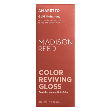 Madison Reed Color Reviving Hair Gloss, Amaretto Brown (Gold Mahogany Tones), 4 oz