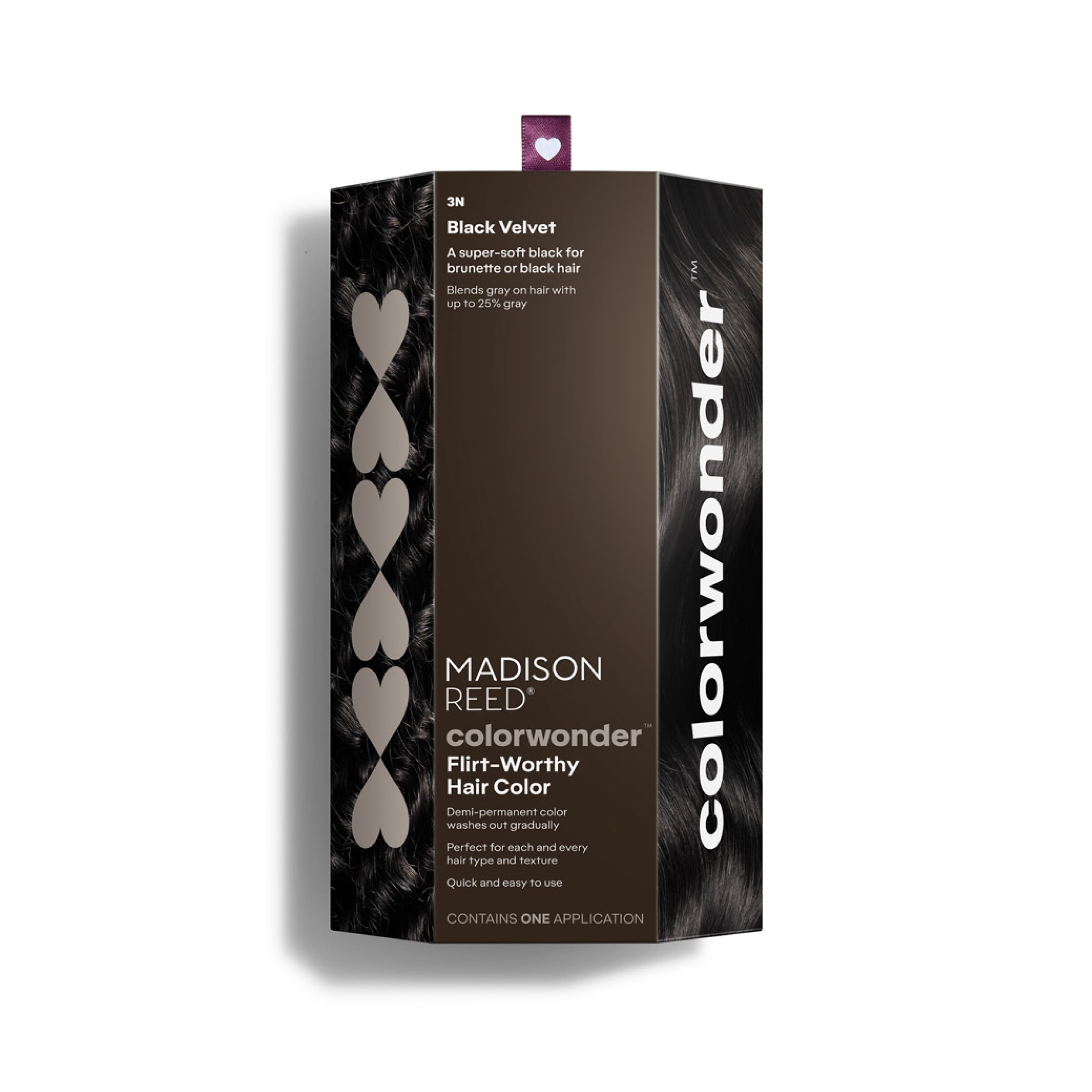 Madison Reed ColorWonder Demi-Permanent Hair Color Kit, 3N Black Velvet