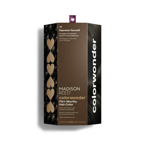 Madison Reed ColorWonder Demi-Permanent Hair Color Kit, 4N Espresso Yourself