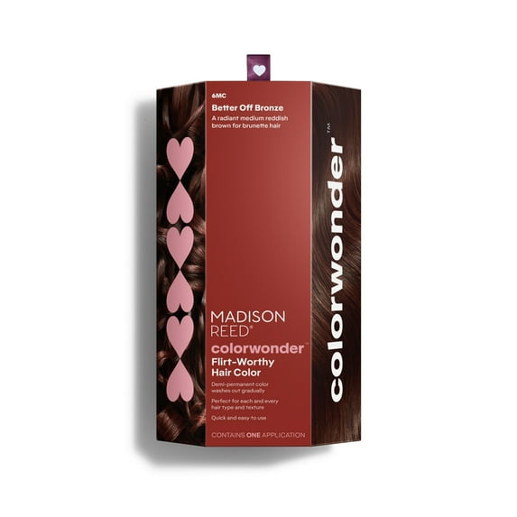 Madison Reed ColorWonder Demi-Permanent Hair Color Kit, 6MC Better off Bronze