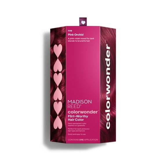 Madison Reed ColorWonder Demi-Permanent Hair Color Kit, 7VR Pink Orchid