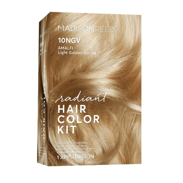 Madison Reed Radiant Permanent Hair Color Kit, Amalfi, (10NGV