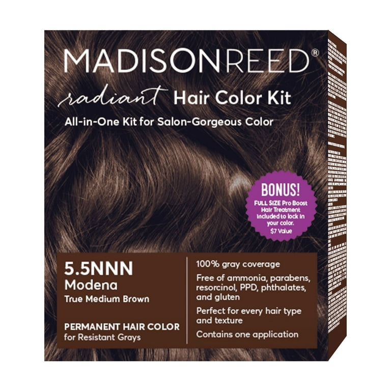 Madison Reed Radiant Permanent Hair Color Kit with Bonus Pro Boost