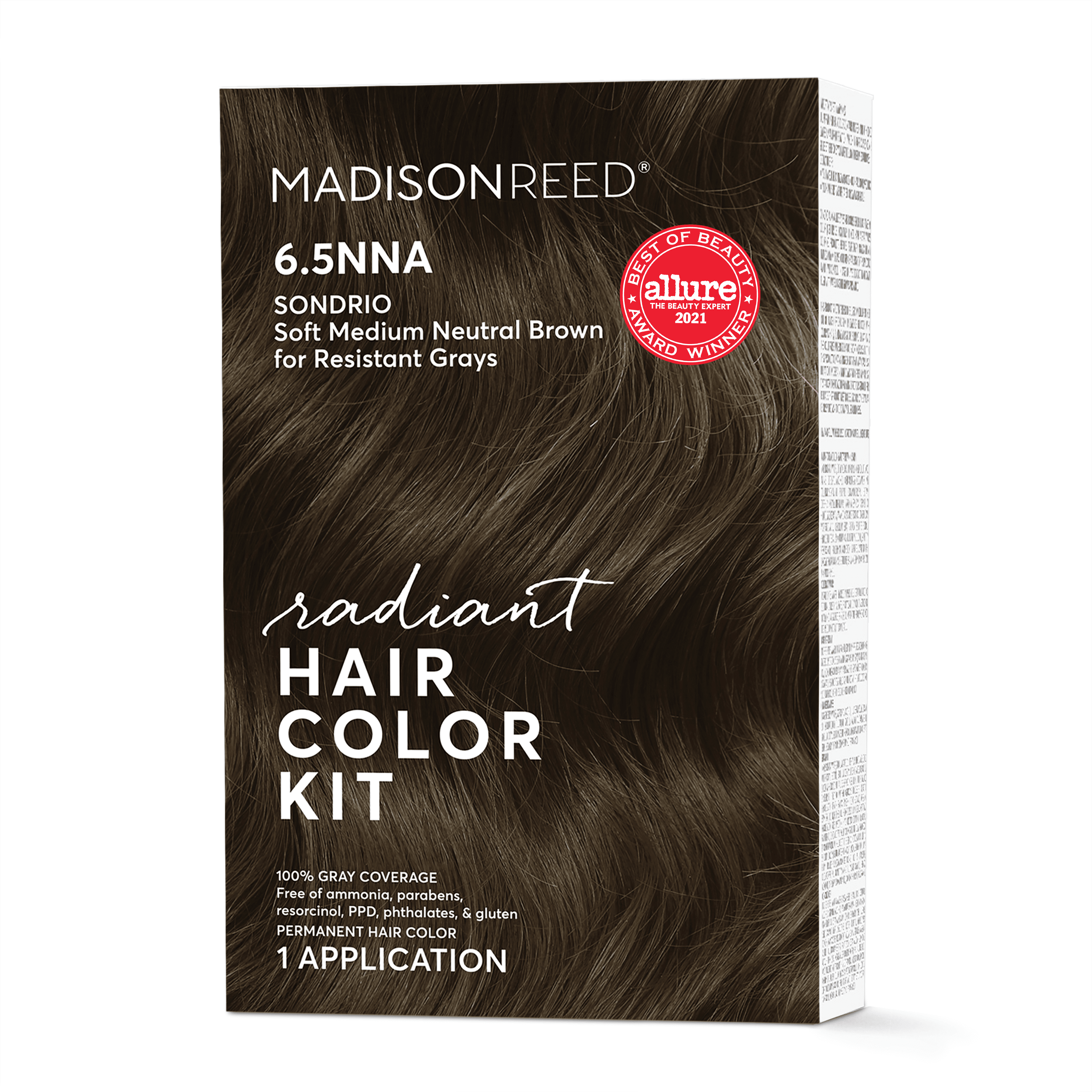 Madison Reed Radiant Permanent Hair Color Kit, Sondrio (6.5NNA), Medium