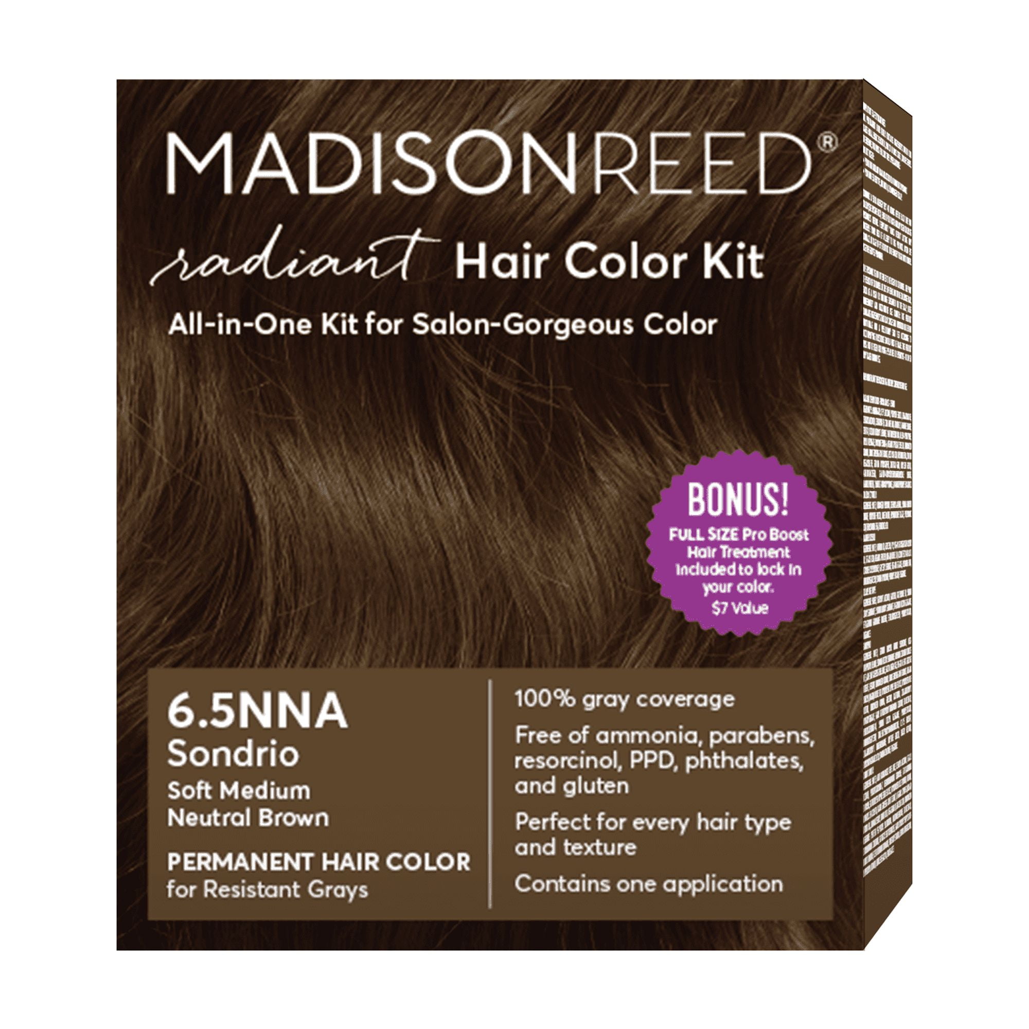 Madison Reed Radiant Permanent Hair Color Kit with Bonus Pro Boost