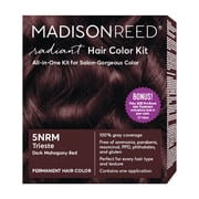 Madison Reed Radiant Permanent Hair Color Kit with Bonus Pro Boost, Trieste 5NRM, Dark Mahogany Red