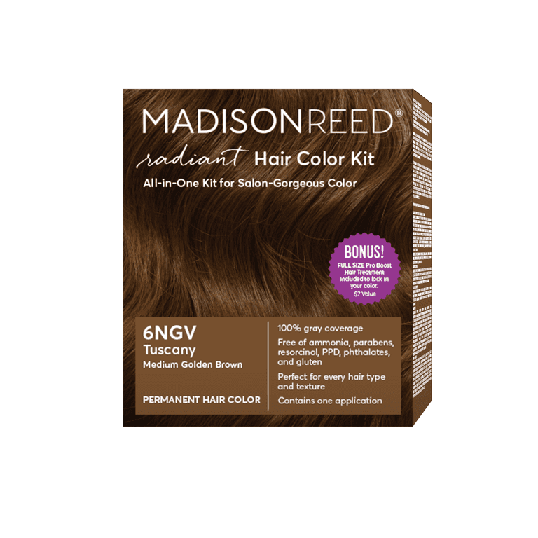 LOUMADE HAIR COLOR M6 3箱セット Madison Reed Radiant Permanent Hair Color Kit with Bonus Pro Boost