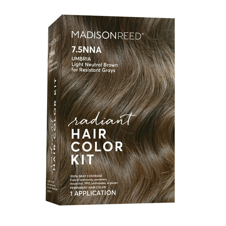 Madison Reed Radiant Permanent Hair Color Kit, Umbria (7.5NNA