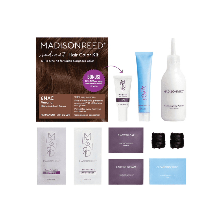 Madison Reed Radiant Permanent Hair Color Kit with Bonus Pro Boost