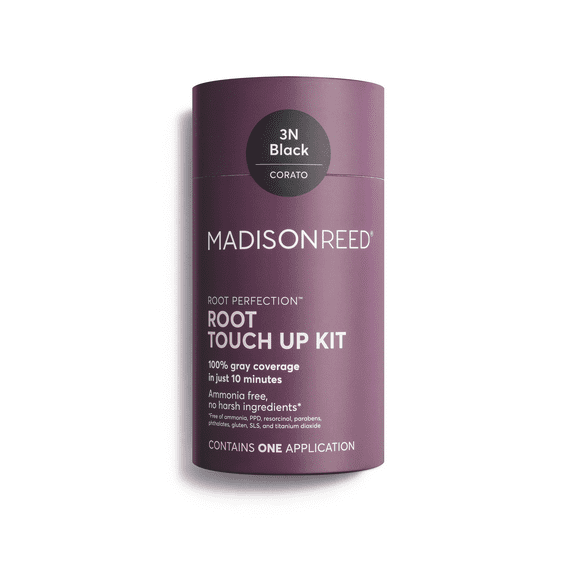 Madison Reed Root Perfection, Root Touch-up Kit, Corato (3N), Black, 8-Piece Kit
