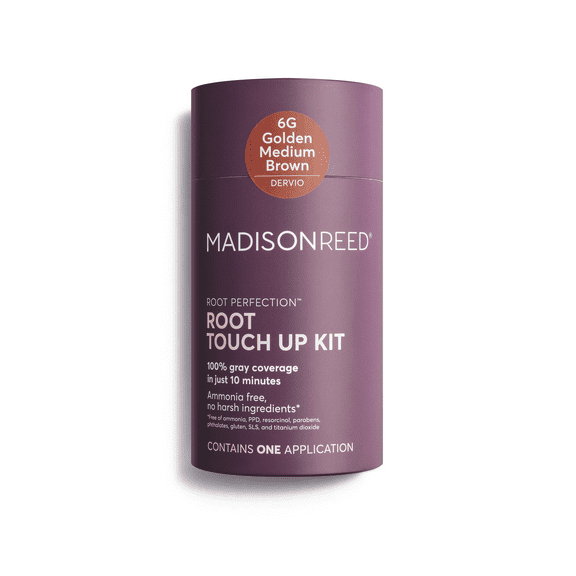 Madison Reed Root Perfection, Root Touch-up Kit, Dervio (6G), Golden Medium Brown, 8-Piece Kit