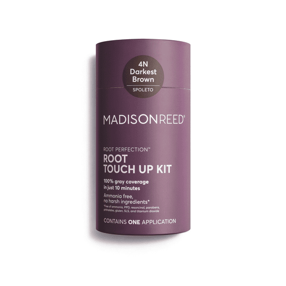 Madison Reed Root Perfection, Root Touch-up Kit, Spoleto (4N), Darkest Brown, 8-Piece Kit