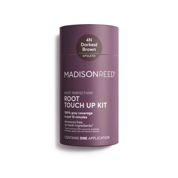 Madison Reed Root Perfection, Root Touch-up Kit, Spoleto (4N), Darkest Brown, 8-Piece Kit