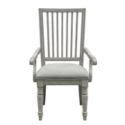 Madison Ridge Wood Arm Chair in Gray by Pulaski Furniture