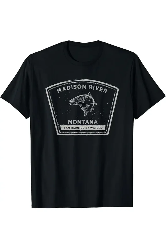 Madison River Montana Fly Fishing T-Shirt