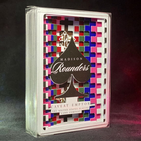 Madison Rounders Ace 2 Stripes carved playing cards by Victor de Urda 1 of 1