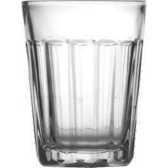 Madison - Small 3.75 Ounce Drinking Glasses | Thick and Durable Construction Great for Children, Tasting, and Small Portions Dishwasher Safe Set of 6 Mini Clear Glass Tumblers 3.2 x 2.4