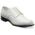 thumbnail image 1 of Madison Stacy Adams Mens Shoes Anaconda Leather White 00055-100, 1 of 7
