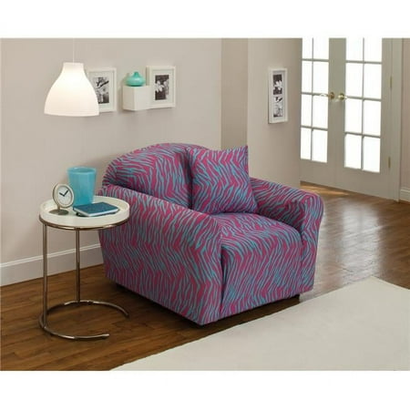 Madison Stretch Jersey Chair Slipcover, Zebra