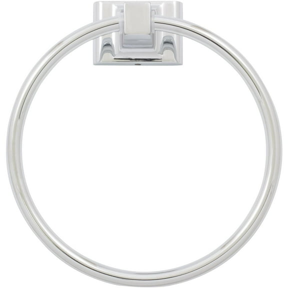Madison Towel Ring, Polished Chrome by Stone Harbor Hardware
